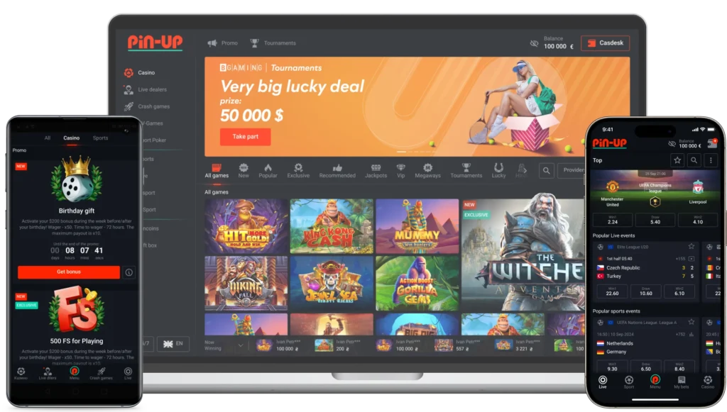 casino online game pin up