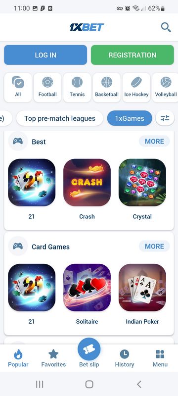 1xBet Casino & Jeux Vidéo