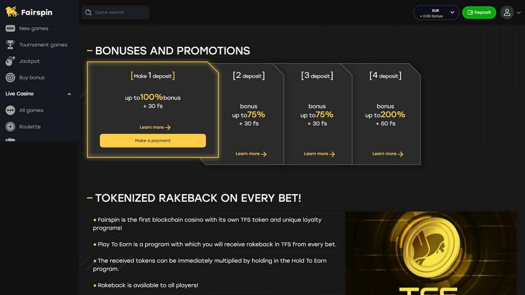 Fairspin Online casino